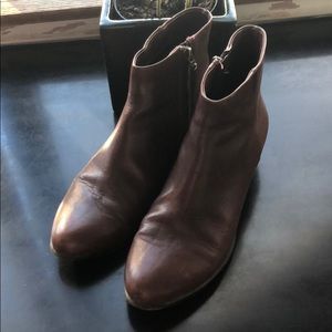 Aerin Burgundy Booties - image 1